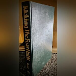 Original Kicking The Fear Habit Book - Green & Gold Cover
